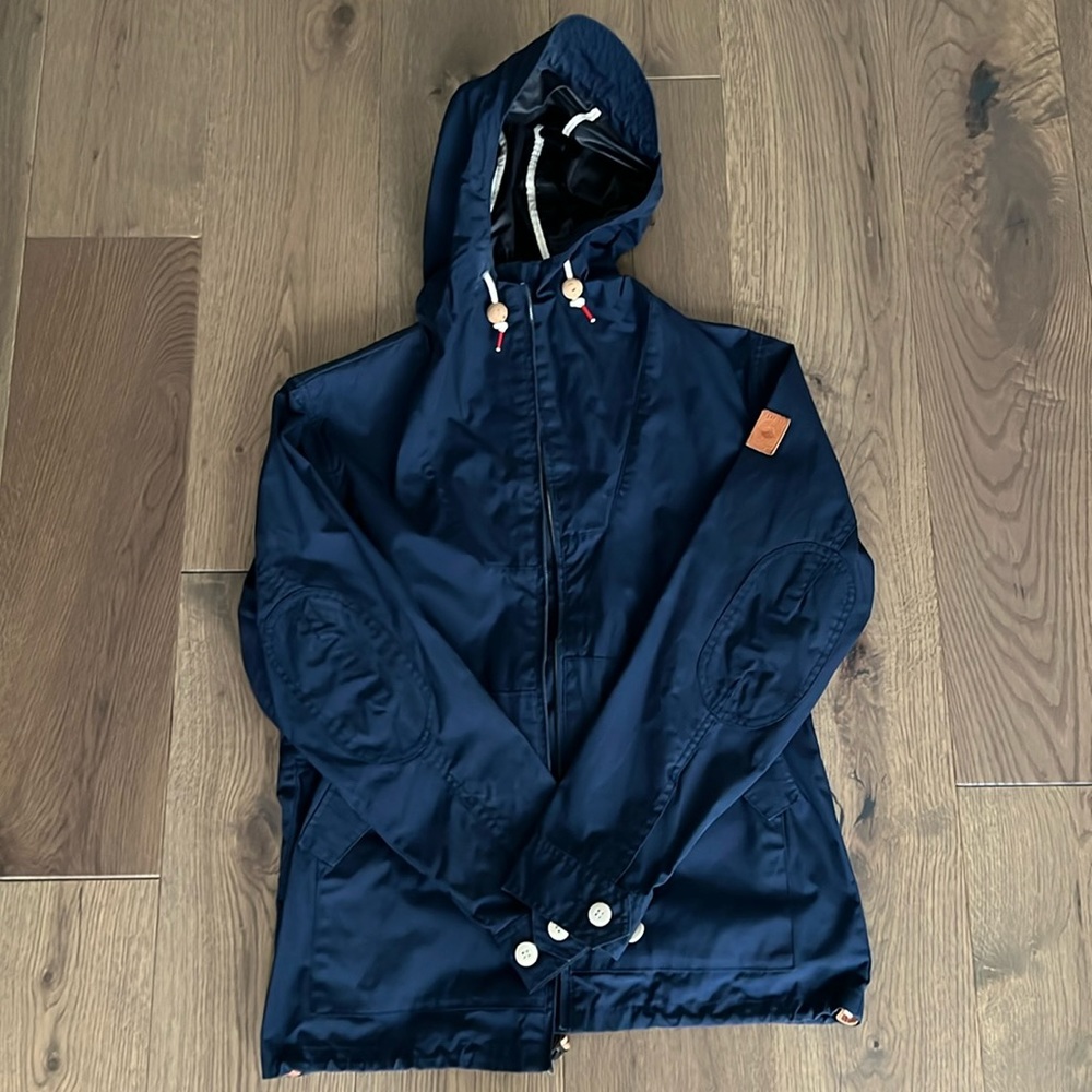 Penfield Jcrew Collaboration Blue Raincoat, Men Size Small